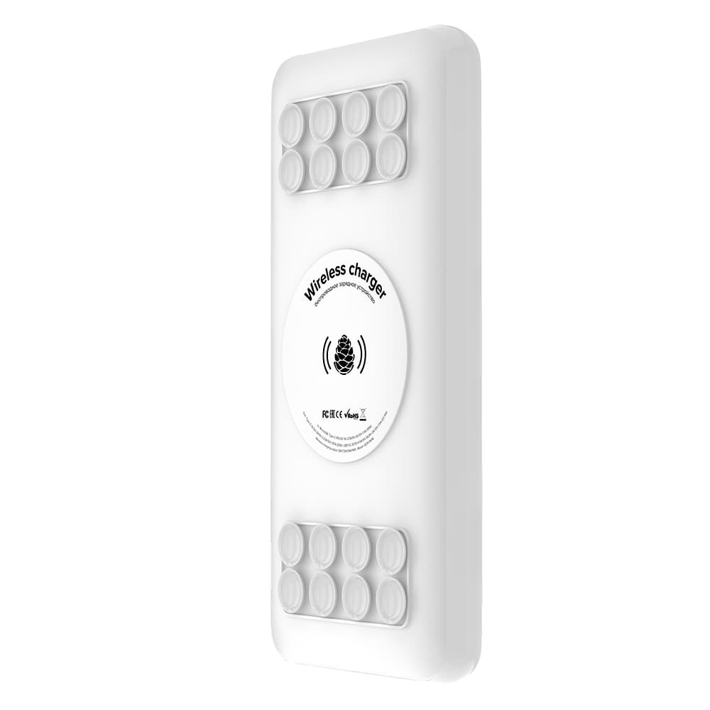 GCR PRO PowerBank на 20000mAh беспроводная зарядка Qi с креплением 15W + QC 3.0 + PD 20W, белый
