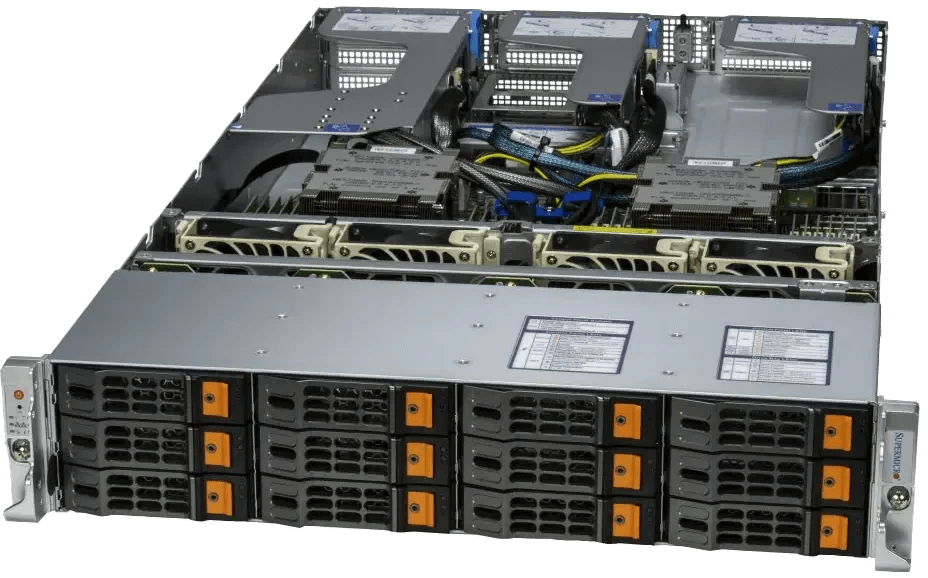 Серверная платформа/ H13DSH, CSE-HS829-R1K63P,RoHS