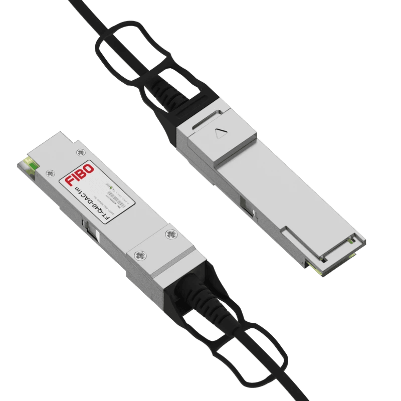 Кабель/ FIBO FT-Q40-DAC1m QSFP+ модуль, медный кабель Belden, 1 метр