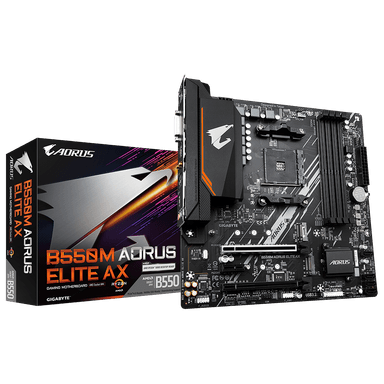 Материнская плата/ B550M AORUS ELITE AX