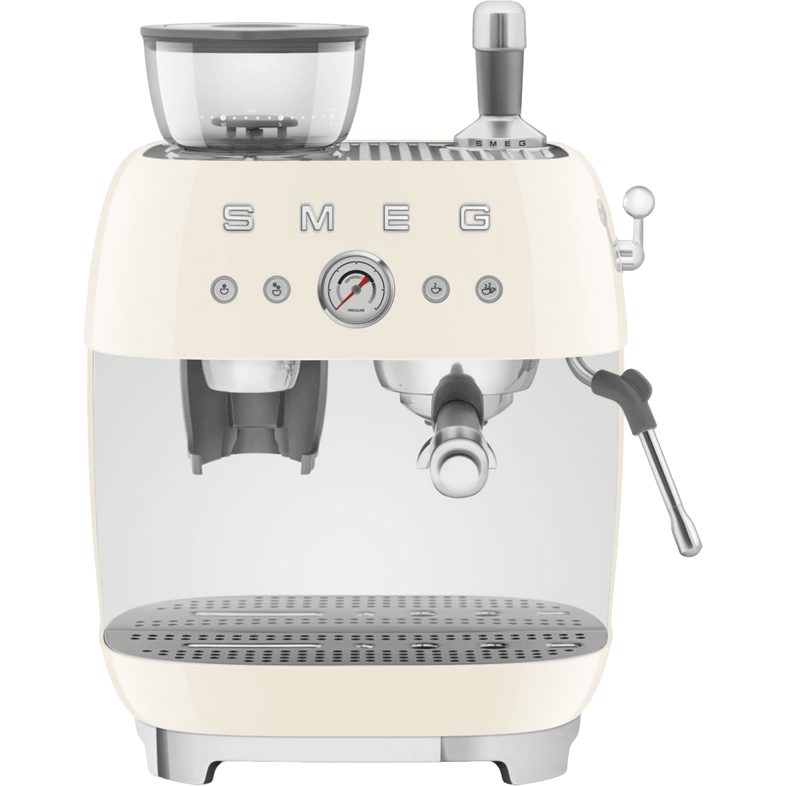 SMEG EGF03CREU Кофемашина-эспрессо со встроенной кофемолкой, цвет кремовый