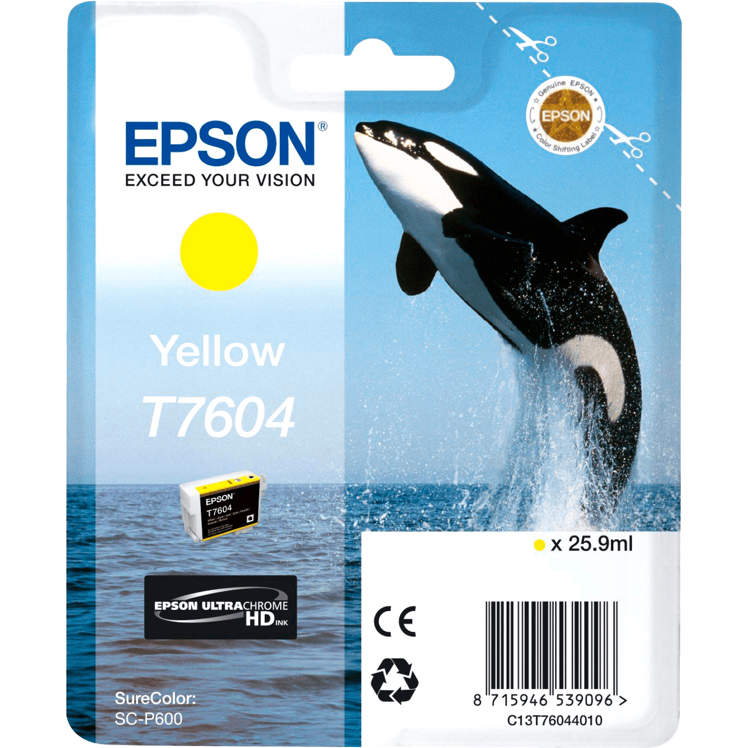 Картридж/ Epson SureColor SC-P600 Yellow
