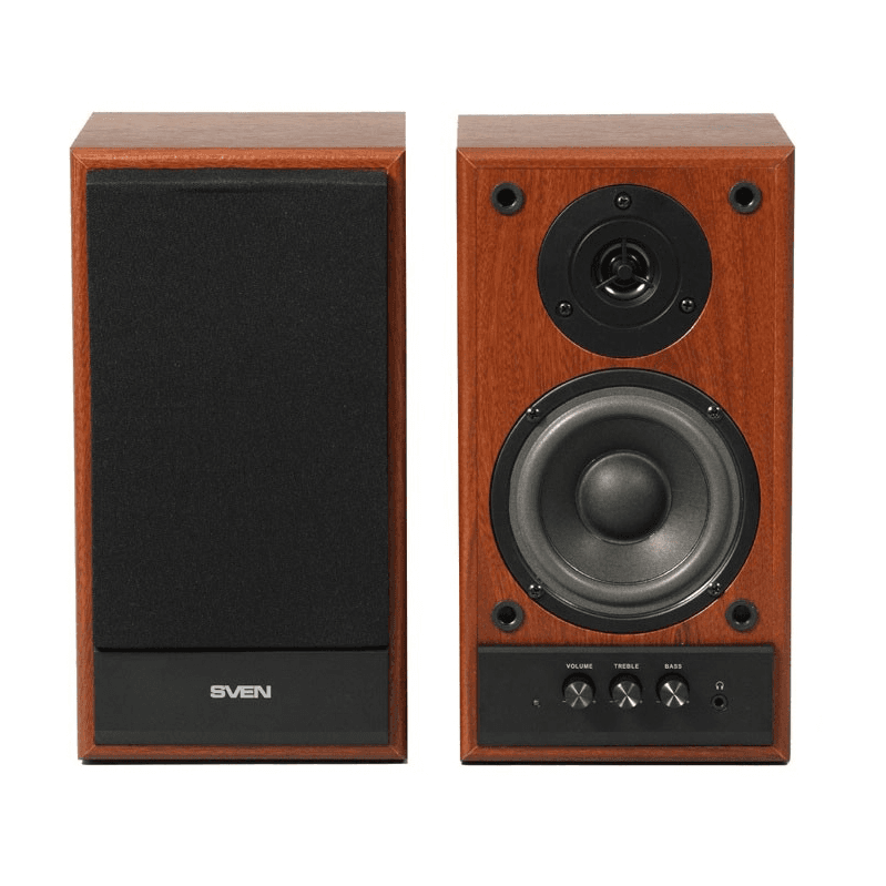 Акустическая система SVEN SPS-702 2.0 коричневый/орех 40Вт