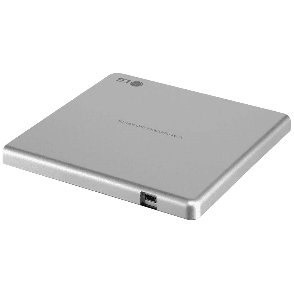Оптический привод/ LG DVD-RW ext. Silver Slim Ret USB2.0 (3.0 compatible)