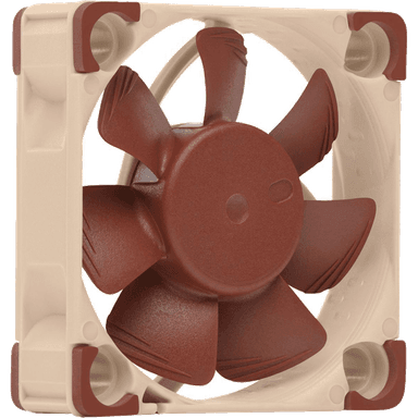 Кулер для корпуса/ Case Cooler Noctua NF-A4x10 5V PWM (40x40x10mm, 4-pin PWM, 5.2CFM, 19.6dBA, 5000RPM, Beige/Brown)