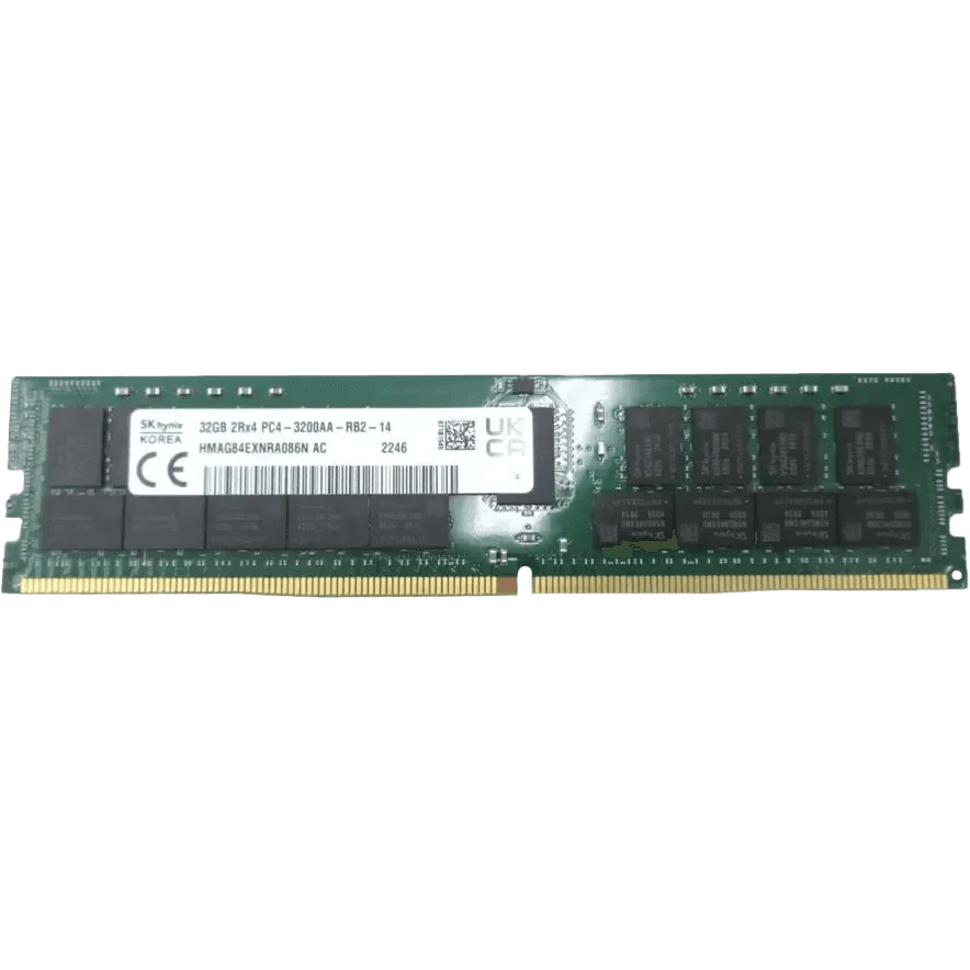 Оперативная память Hynix, DDR4, 32GB (1x32GB), 3200 MHz, CL22, без радиатора
