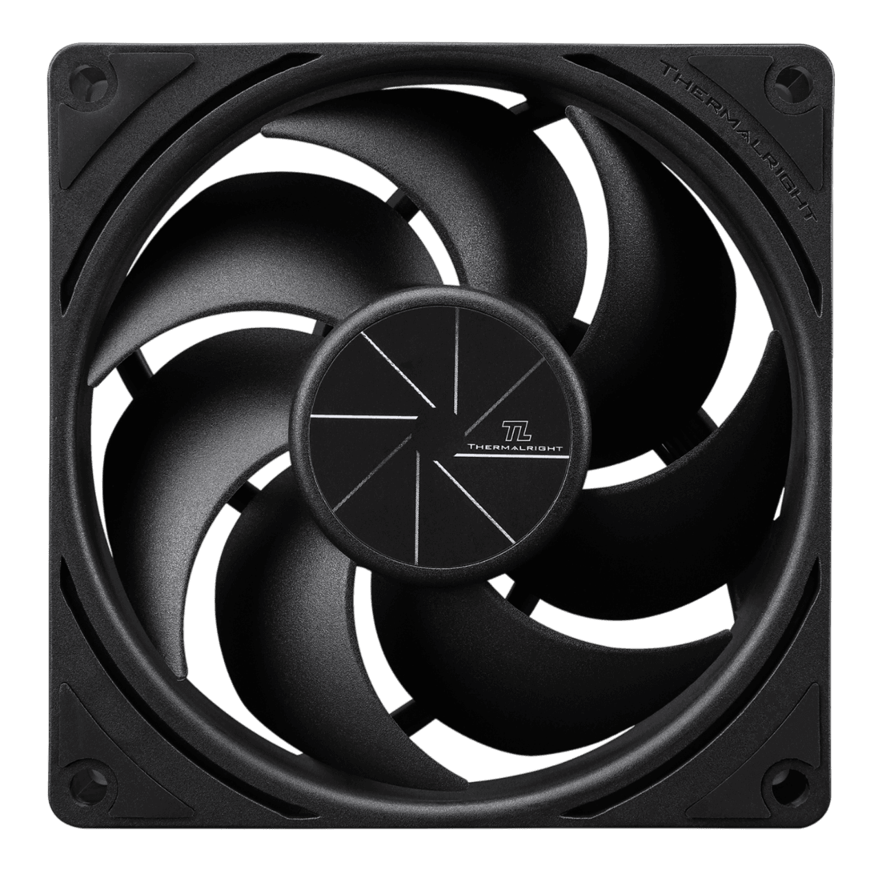 Кулер для корпуса/ Case Cooler Thermalright TL-P9 (92x92x25mm, 4-pin PWM, 32.77CFM, 23.85dBA, 2200RPM, Black)