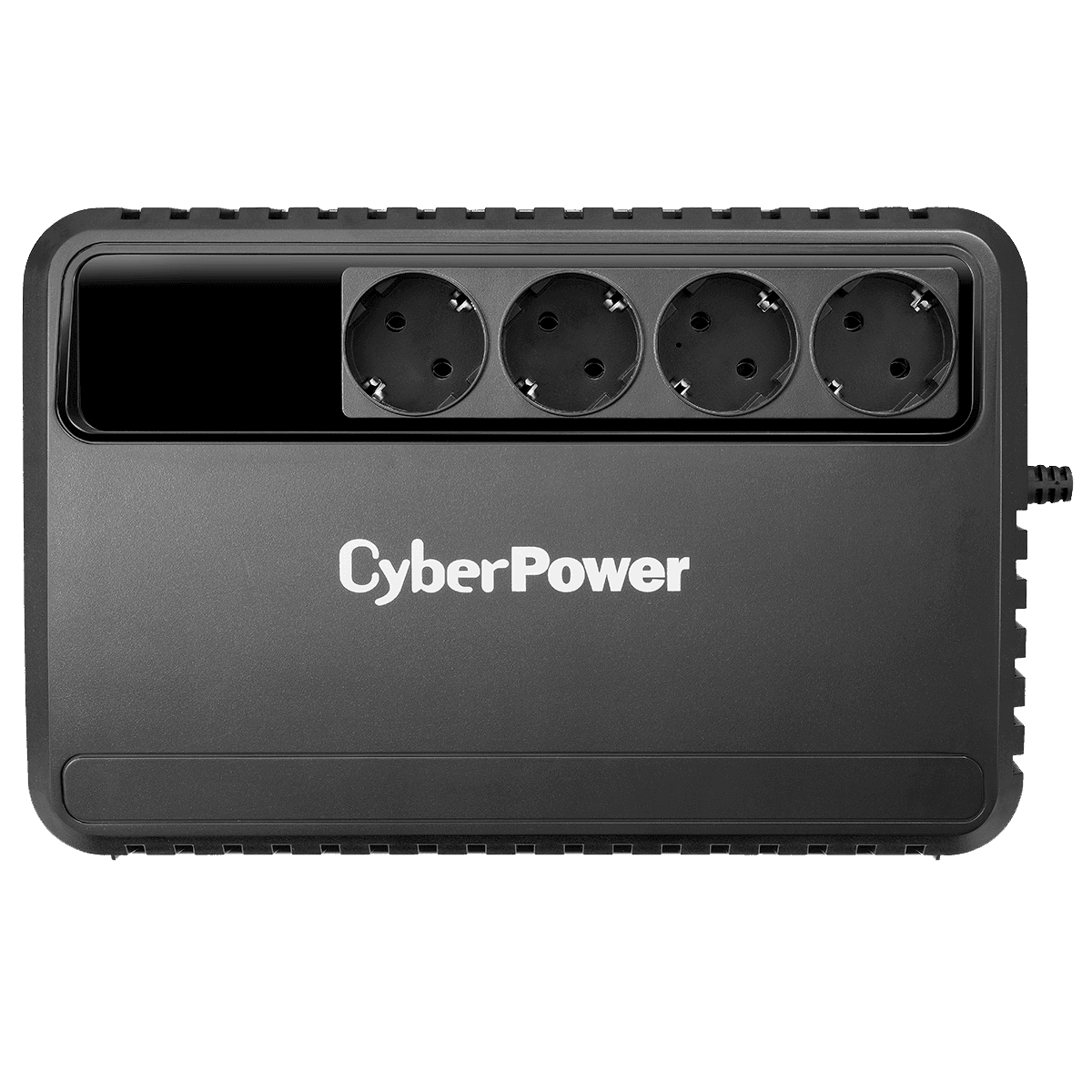 BU1000E - Источник бесперебойного питания, CyberPower, BU1000E, Мощность 1000ВА/600Вт, BU-серия, Линейно-интерактивный, Напольный, LED, AVR: 165-280В, АКБ 12В/5Ач*2 шт., Вых: 4xSchuko, Чёрный