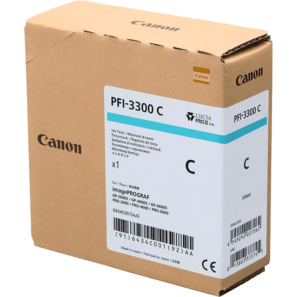 Картридж струйный Canon INK PFI-3300 CYAN