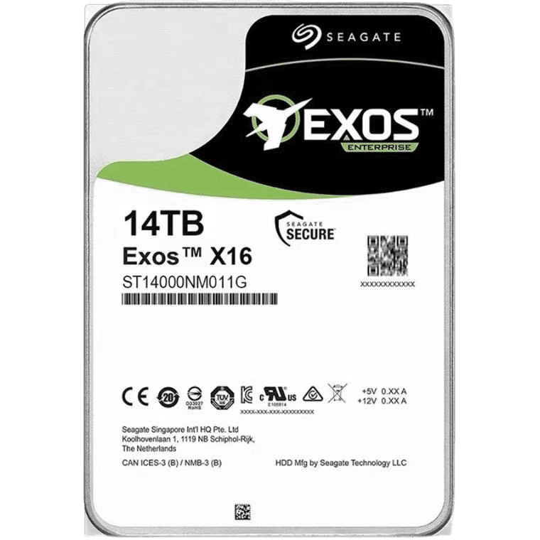 14TB Seagate Exos X16 (ST14000NM011G)