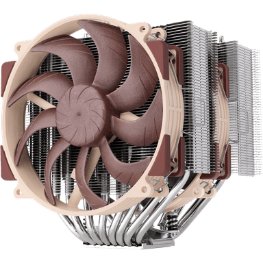Кулер для процессора/ CPU Cooler Noctua NH-D15 G2 (228W, 4-pin PWM, 168mm, Al/Cu, 8x6mm, 2x140mm, 91.5CFM, 24.8dBA, 1500RPM, S: 1851/1700/1200/115X, AM5/AM4, Beige/Brown)
