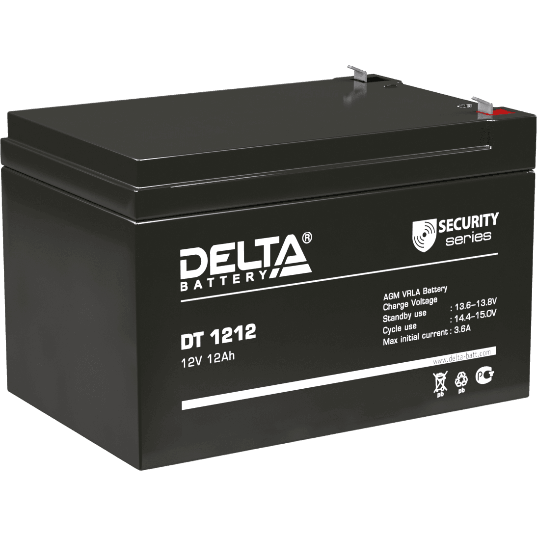 Батарея для ИБП Delta DT 1212 (12V, 12Ah)
