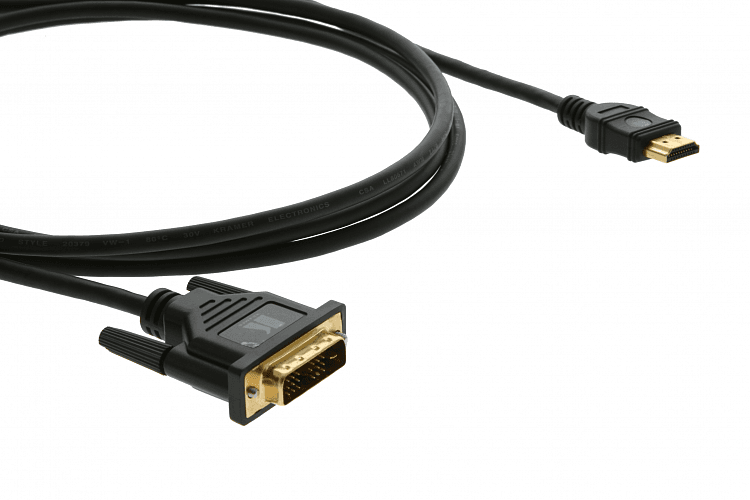 Кабель HDMI - DVI, 1.8м, Kramer C-HM/DM-6