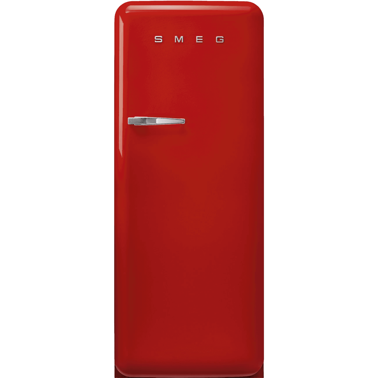 Холодильник SMEG/ Холодильник SMEG, отдельностоящий, стиль 50-х, однокамерный, внутренняя морозильная камера, объем 270 л, инверторный компрессор, энергоэффективность С, цвет красный
