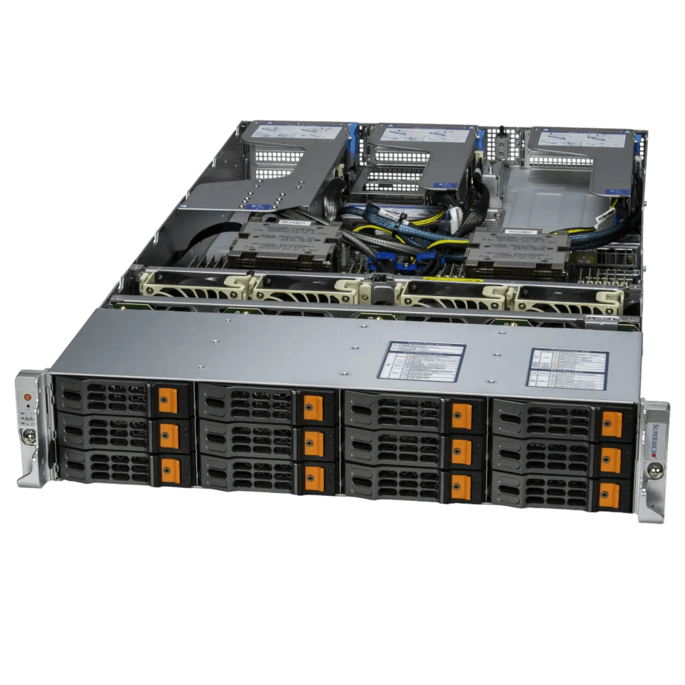 Серверная платформа/ AS -2025HS-TNR (bundle3): 2U / 2x AMD EPYC™ 9004/9005/ 24x DDR5 6400MT/ 12x hs 3.5"/2.5" NVMe*/SATA/SAS*/ 2x M.2 PCIe 3.0 NVMe/ 1 PCIe 5.0 x16 AIOM slot (OCP 3.0 compatible), 1 PCIe 5.0 x16 / 1x 2-ports GbE RJ45 Intel i350-AM2 / 2x 1600W Power