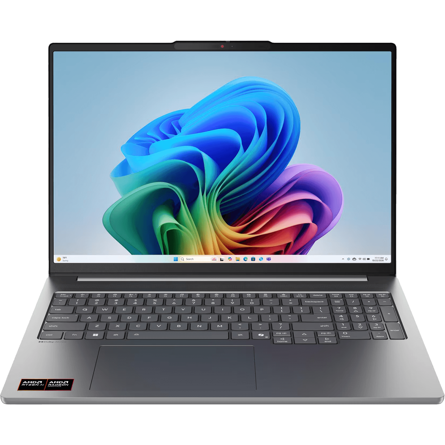 Ноутбук/ Lenovo IdeaPad Pro 5 16AGP11 16"(2880x1800 OLED)/AMD Ryzen AI 7 (Ghz)/24576Mb/1024PCISSDGb/noDVD/Int:AMD Radeon 860M/Cam/BT/WiFi/84WHr/war 1y/1.66kg/luna grey/noOS + 100W, RU kbd