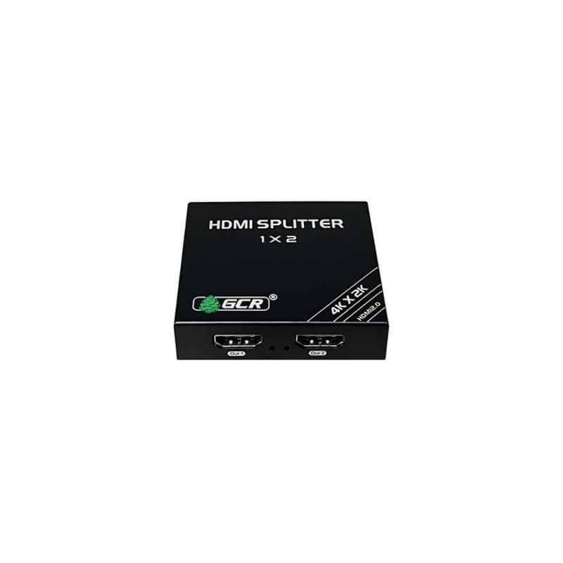GCR Разветвитель HDMI 2.0, 1 на 2 выхода, 4К60Hz с функцией масштабирования Scaler, HDCP 2.3