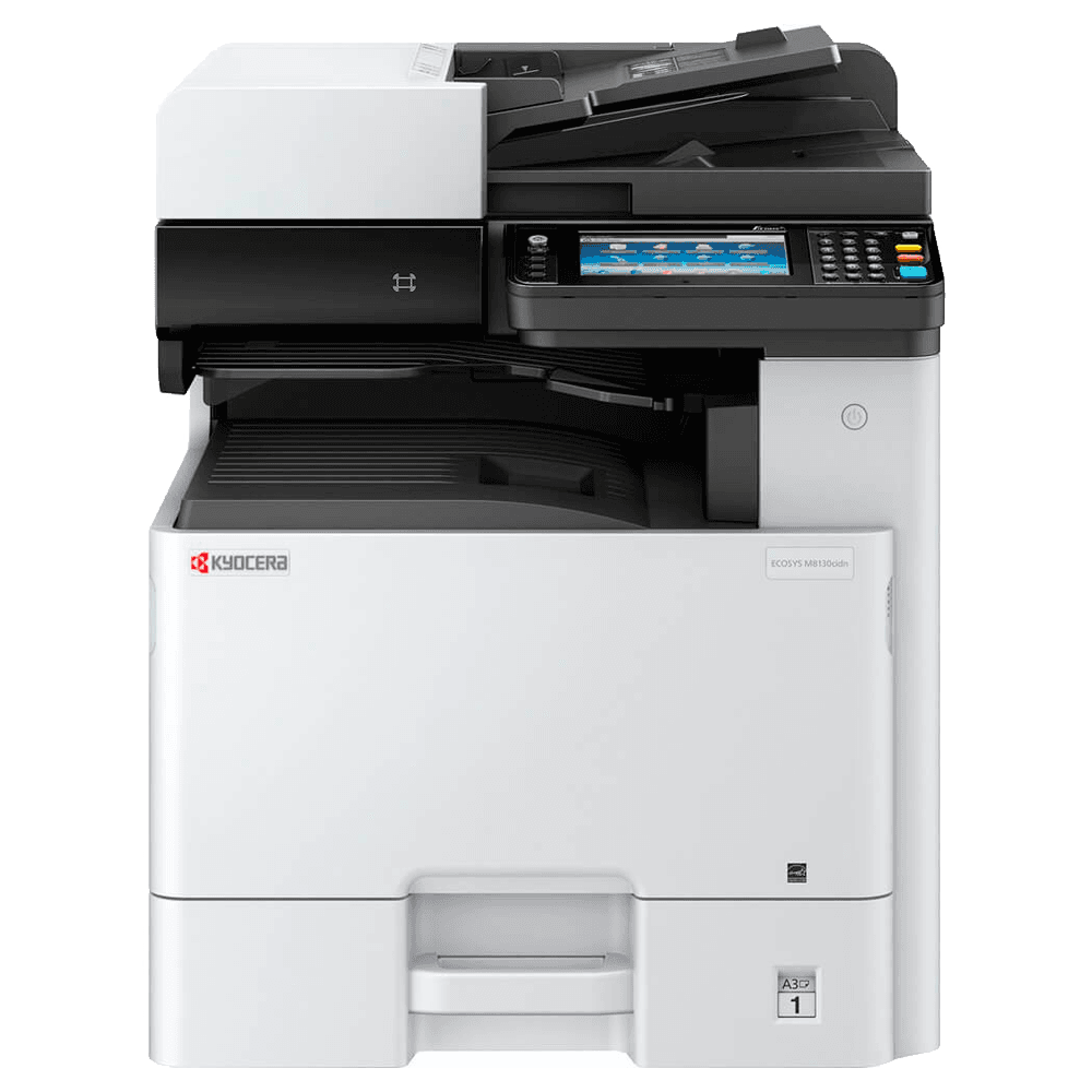 МФУ лазерный KYOCERA ECOSYS M8130cidn (цветной, A3, принтер/сканер/копир, 1200dpi, 30(15) ppm, 1.5Gb, RADF50, Duplex, Lan, USB) (1102P33NL0)