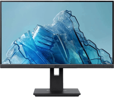 Монитор/ ACER B277UGbmiiprzx 27'', ZeroFrame, Black, PCR 85%+OBP 5%, 16:9, IPS, 2560x1440, 4ms, 350cd, 120Hz, 2xHDMI(2.0) + 1xDP(1.4) + 4xUSB 3.2 + USB-B (1up 4down) + SPK + Audio out, Speakers 2Wx2, sync: FreeSync, hdr: HDR 10, hadj 150, DE: Delta E < 1, Vesa:100x100