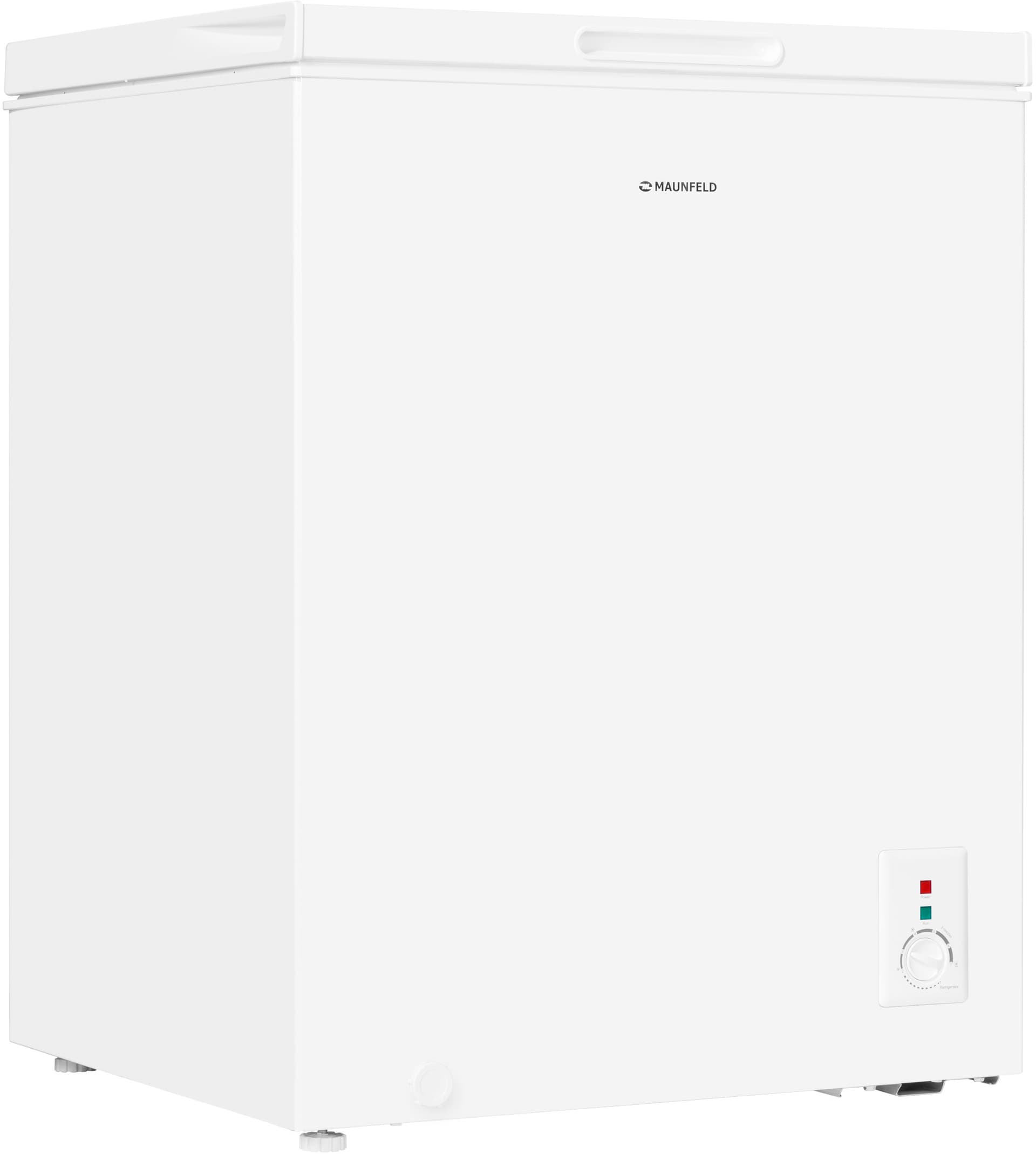 Морозильный ларь MAUNFELD/ Морозильный ларь MAUNFELD MFL150W, ВхШхГ 840х630х600 мм, стандартный компрессор, DeFrost, полезный объем 142 л, механическое управление, LED освещение, R600A, энергоэффективность А+, уровень шума 41 дБ, цвет белый