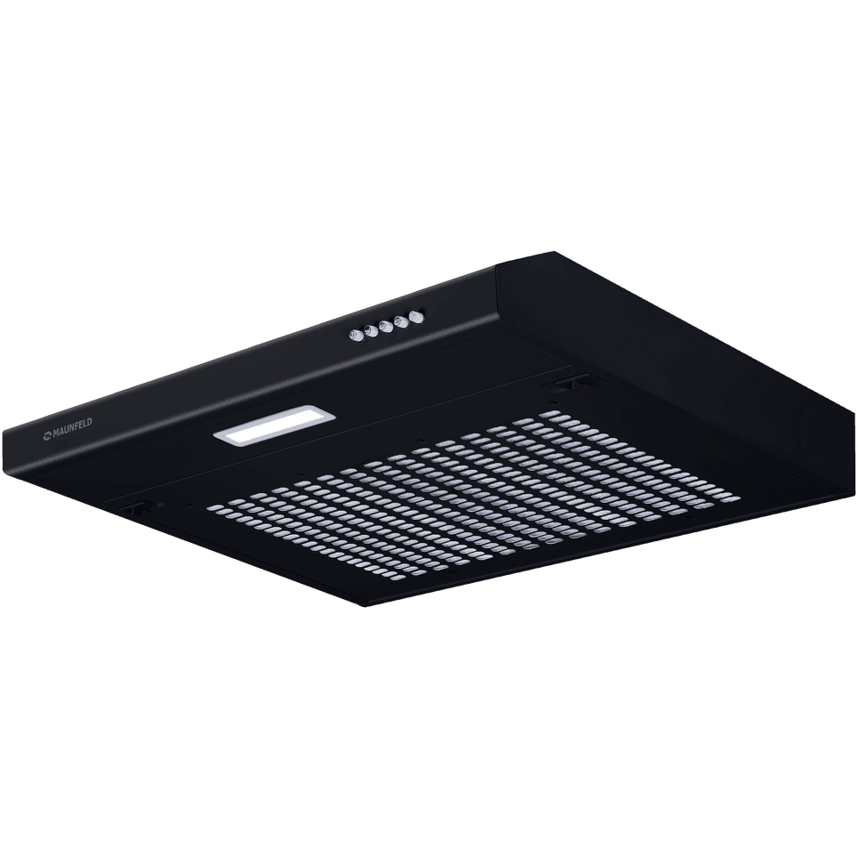 ВЫТЯЖКА MAUNFELD/ Подвесная вытяжка, 60 см, 3 скорости, 420 м3/ч, LED освещение, цвет черный, (угольный фильтр CF152A приобретается отдельно)