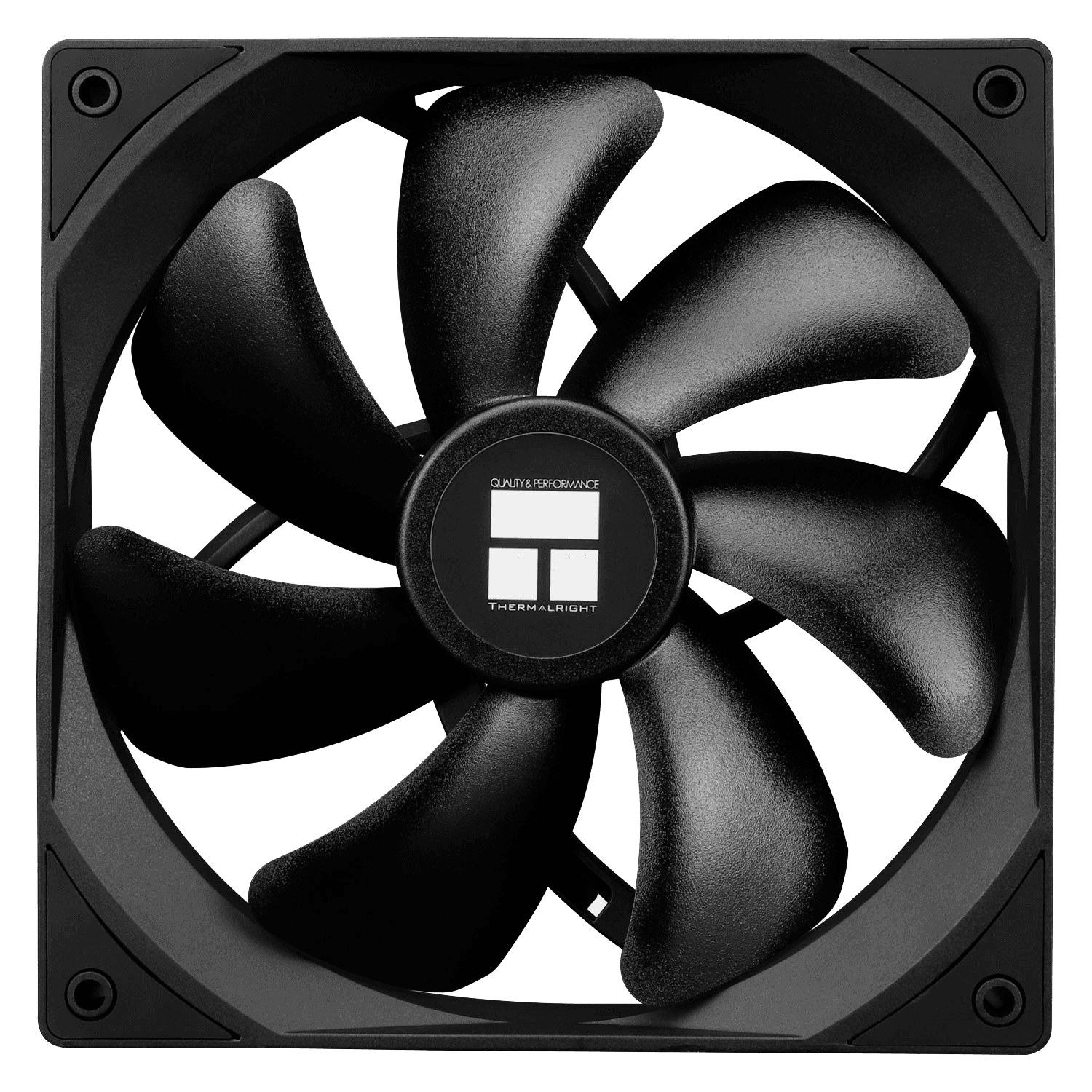 Кулер для корпуса/ Case Cooler Thermalright TL-C14C (140x140x25mm, 4-pin PWM, 75.8CFM, 26.4dBA, 1500RPM, Black)