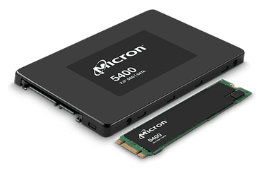 Твердотельный накопитель/ Micron SSD 5400 PRO, 3840GB, 2.5" 7mm, SATA3, 3D TLC, R/W 540/520MB/s, IOPs 95 000/30 000, TBW 8410, DWPD 1.2 (12 мес.)