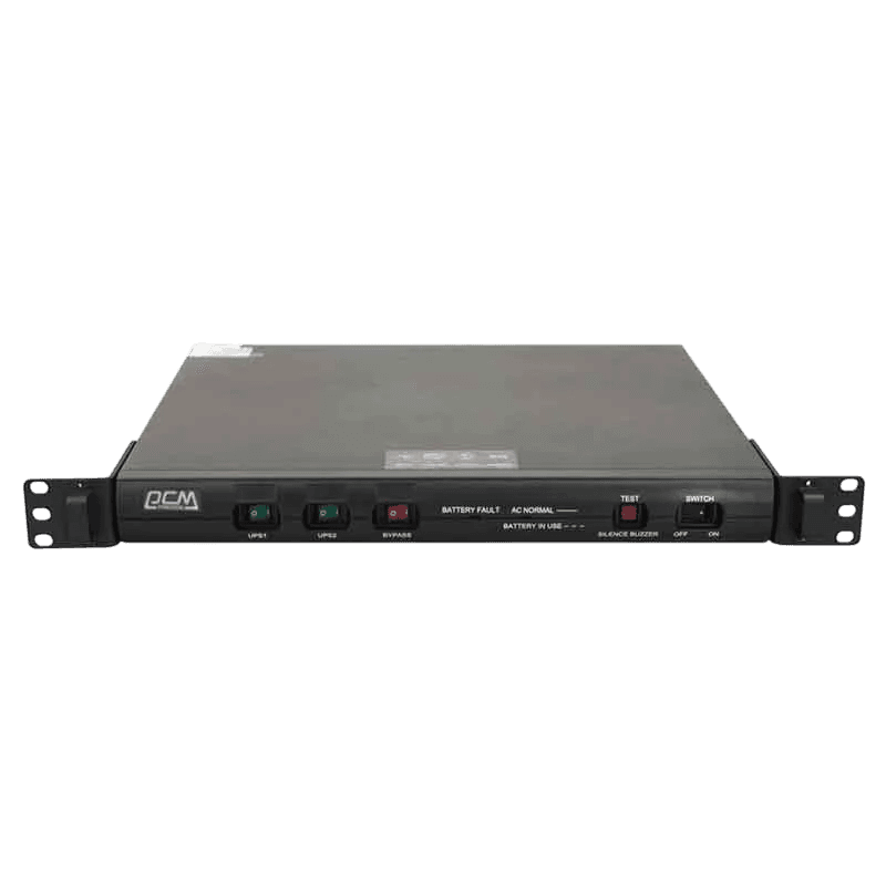 Источник бесперебойного питания Powercom Smart-UPS King Pro RM, Line-Interactive, 600VA/480W, Rack 1U, 5*IEC320-C13 (1 surge & 4 batt), USB
