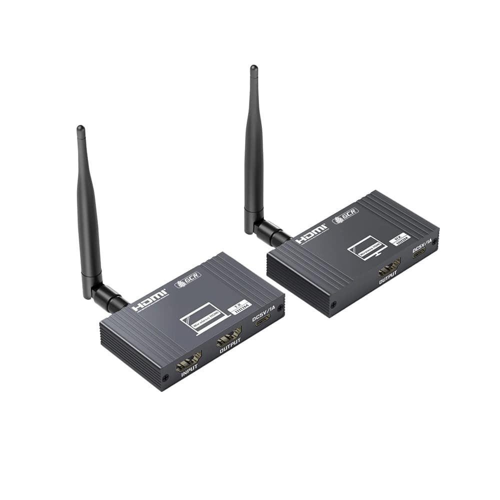 GCR Удлинитель HDMI по Wi-Fi 1080P Wireless до 180-200М, передатчик + приемник