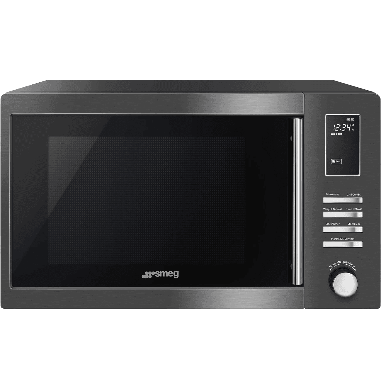 Микроволновые печи SMEG/ Отдельностоящая, 25 л, 900 Вт, черный цвет