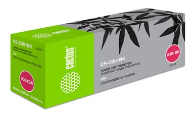 -/ Картридж лазерный Cactus 44973544 CS-O301BK 44973544 черный (2200стр.) для Oki C301/321