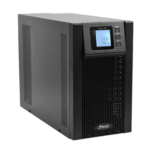 ИБП POWERMAN Online 3000 plus, LCD, двойного преобразования, 3000ВА, 2700Вт, 2 евророзетки с резервным питанием, USB, RS232, слот SNMP, разъем EPO, внешний блок батарей (в комплект не входит), 191 х 460 х 337 мм., 11 кг./ UPS POWERMAN Online 3000 plus, LCD, dual conversion, 3000VA, 2700W, 2 eurosockets with backup power, USB, RS232, SNMP slot, RJ11 / RJ45 protection, external battery pack (not included), 191 х 460 х 337 mm, 11 kg.