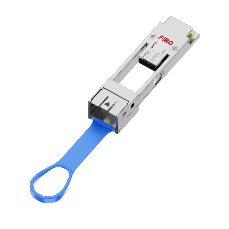 Адаптер/ Переходной адаптер FIBO FT-Q40-SFP+ adapter 40G QSFP to SFP+