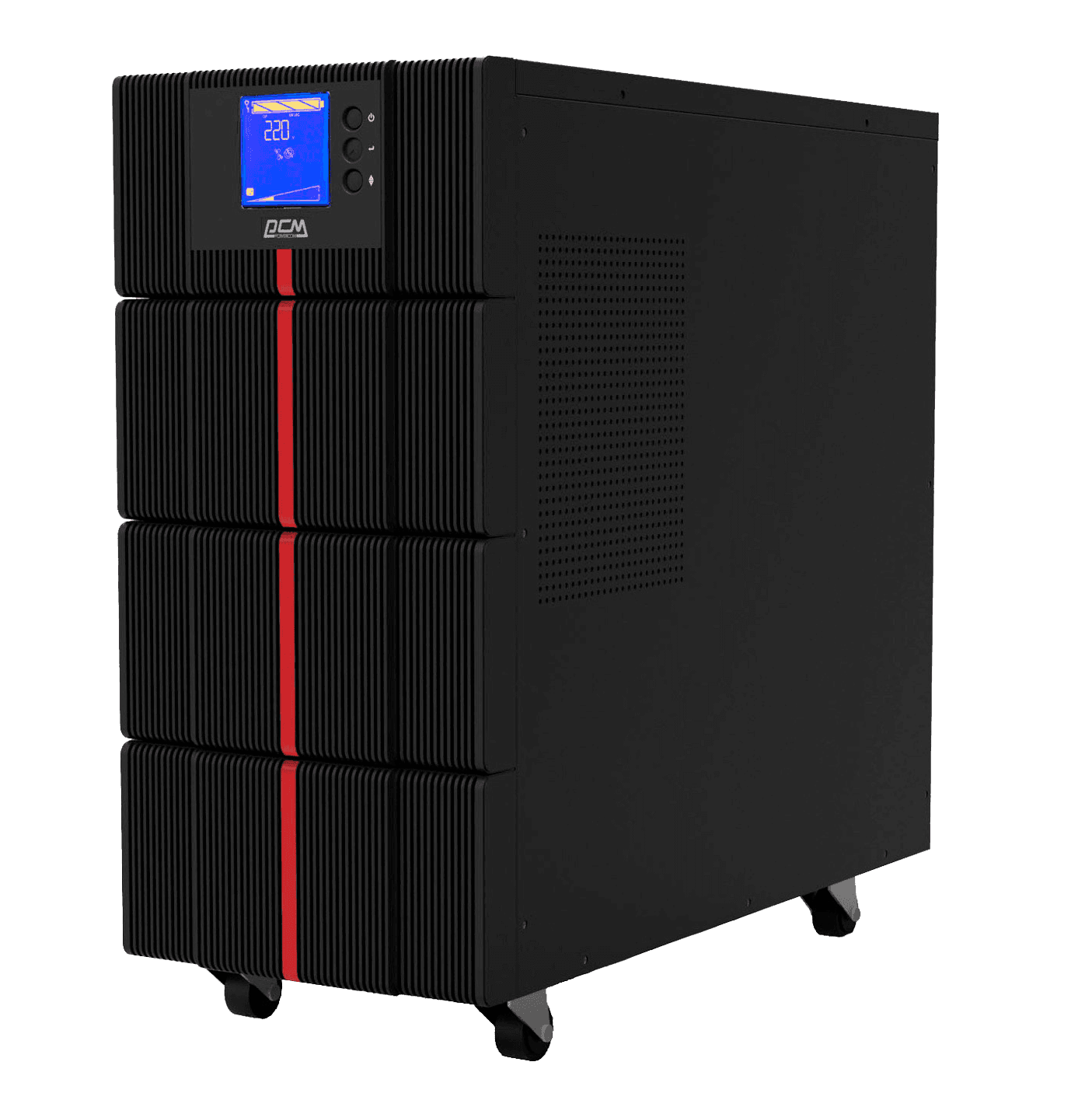 Источник бесперебойного питания Powercom MACAN, On-Line, 10000VA/10000W, Tower, IEC, LCD, Serial+USB, SmartSlot, подкл. доп. батарей