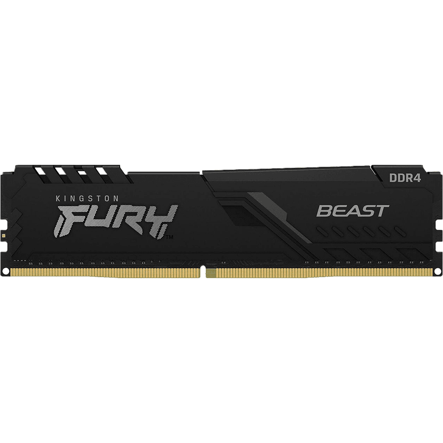 Память оперативная/ Kingston 8GB 3200MT/s DDR4 CL16 DIMM FURY Beast Black (Select Regions ONLY)