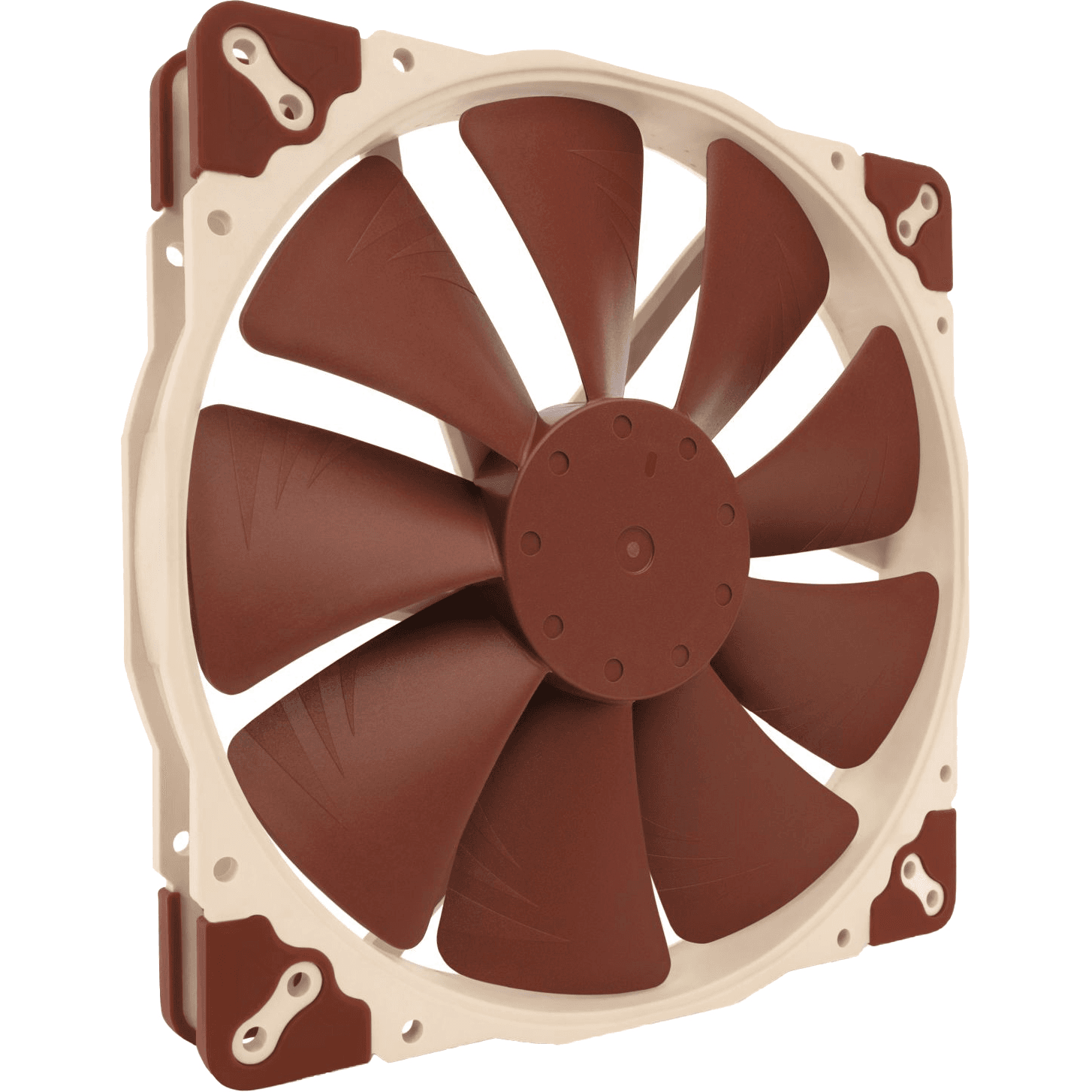 Кулер для корпуса/ Case Cooler Noctua NF-A20 PWM (200x200x30mm, 4-pin PWM, 86.46CFM, 18.1dBA, 800RPM, Beige/Brown)
