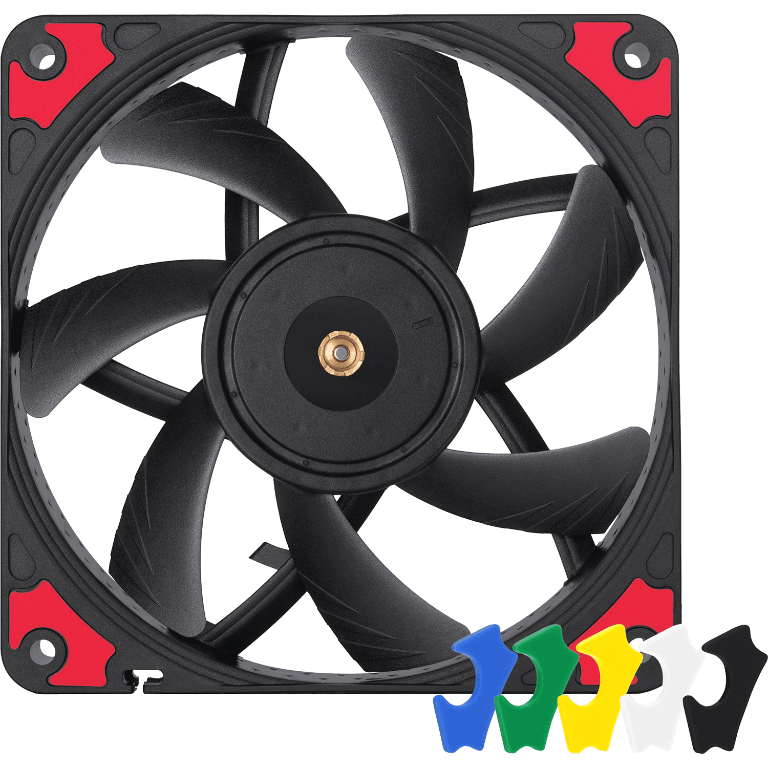 Кулер для корпуса/ Case Cooler Noctua NF-A12x15 PWM chromax.black.swap (120x120x15mm, 4-pin PWM, 55.44CFM, 23.9dBA, 1850RPM, Black)