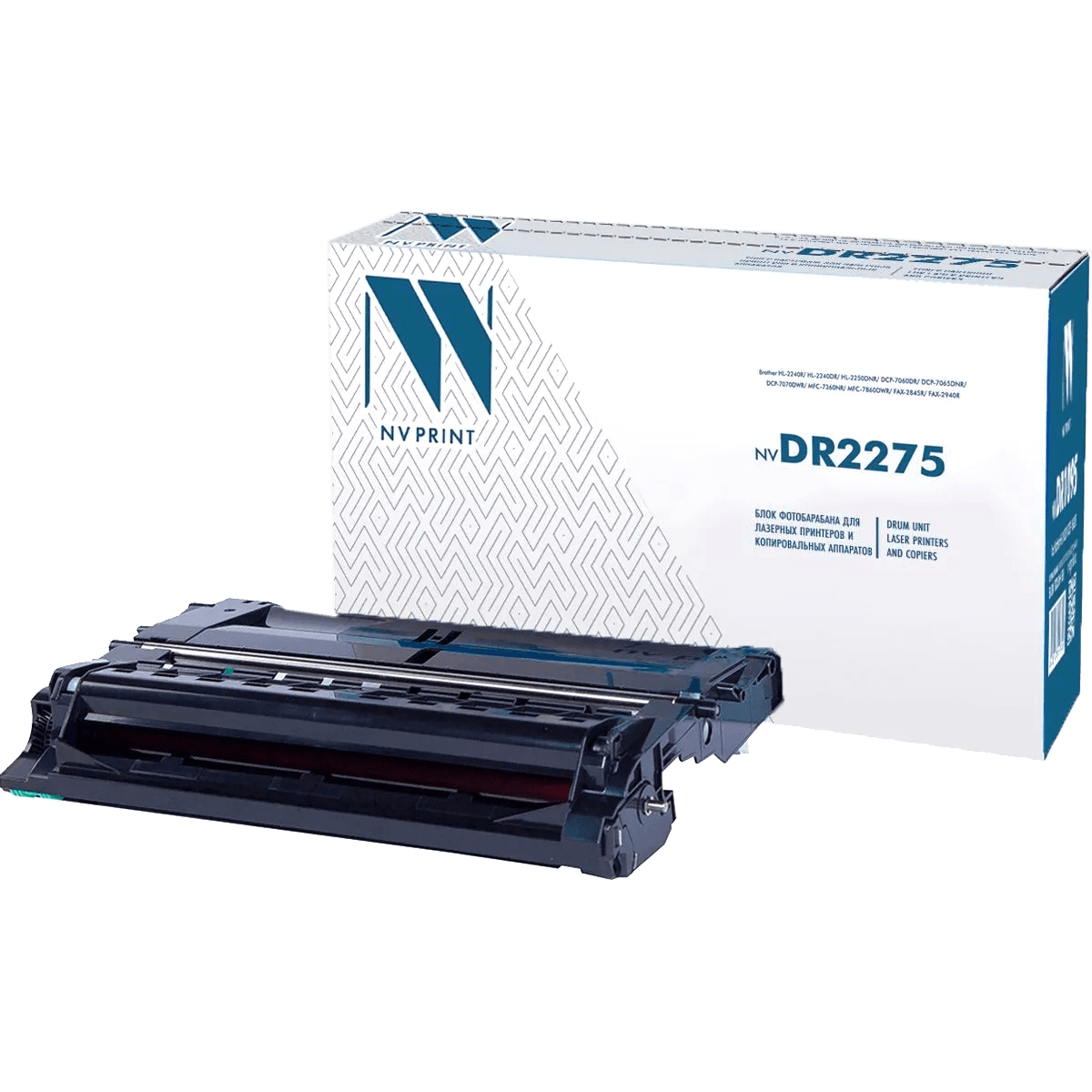 -/ Барабан NVP NV-DR-2275 для Brother HL-2240R/ HL-2240DR/ HL-2250DNR/ DCP-7060DR/ DCP-7065DNR/ DCP-7070DWR/ MFC-7360NR/ MFC-7860DWR/ FAX-2845R/ FAX-2940R (12000k)