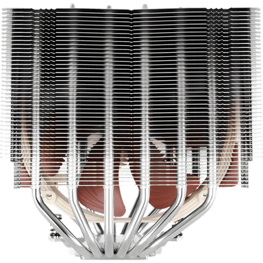 Кулер для процессора/ CPU Cooler Noctua NH-D15S (167W, 4-pin PWM, 160mm, Al/Cu, 6x6mm, 1x150x140x25mm, 82.5CFM, 24.6dBA, 1500RPM, S: 1851/1700/1200/115X, AM5/AM4, Beige/Brown)