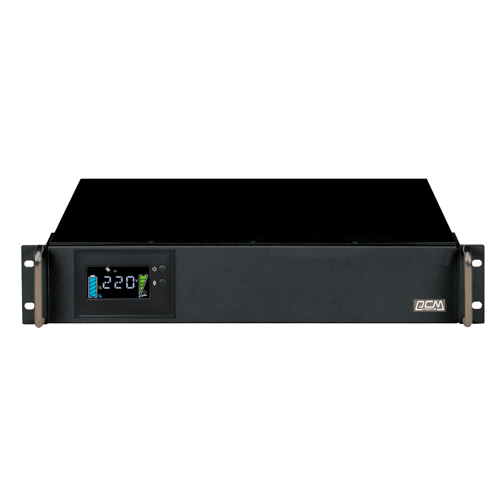 PowerCom King Pro RM KIN-1200AP LCD (2U) ИБП