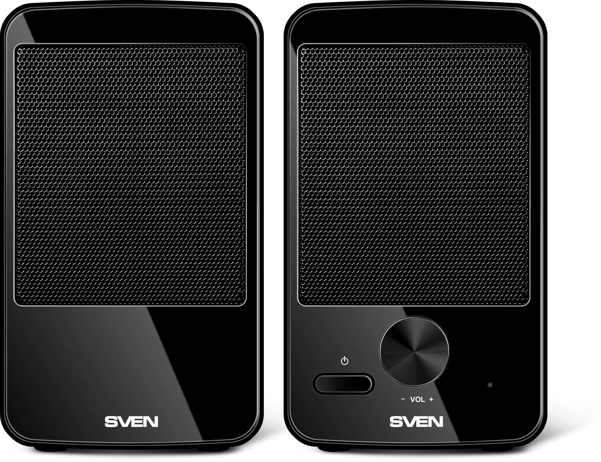 SVEN 312, чёрный, USB, акустическая система 2.0, мощность 2х2 Вт(RMS)