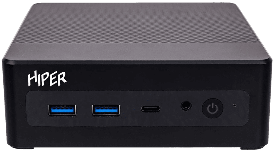 Неттоп/ HIPER FACTUM FN2 Intel Core i3 1315U(1.2Ghz)/8192Mb/256PCISSDGb/noDVD/BT/WiFi/war 1y/0.4kg/черный/Win11Pro + WiFi 6, BT 5.2,Чёрный, БП 90Вт, VESA крепление