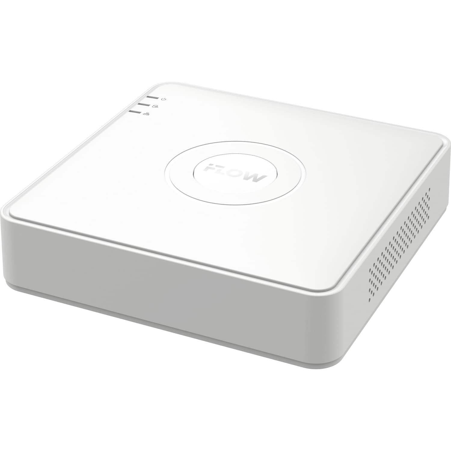 iFLOW F-HR-1042 Eco 4-х канальный гибридный HD-TVI регистратор c технологией AoC (аудио по коаксиальному кабелю) для аналоговых, HD-TVI, AHD и CVI камер, 1 IP-канал (до 5 с замещением аналоговых)