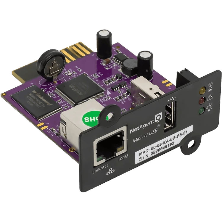 Модуль удаленного мониторинга SNMP DZ807 для ИБП/ SNMP card