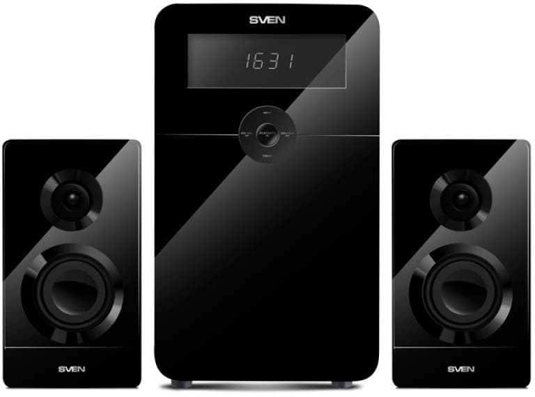 SVEN AC MS-2250, черный (80Вт, FM-тюнер, USB/SD, дисплей, ПДУ, Bluetooth)