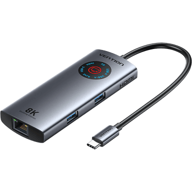Мультифункциональный хаб Vention USB-C 6 в 1 HDMI 8K