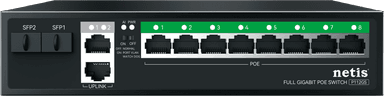 Коммутатор/ Коммутатор 12PORT 10/100/1000M POE P112GS NETIS