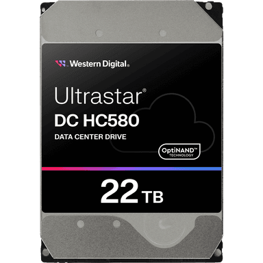 Жесткий диск/ HDD WD SAS Server 22Tb Ultrastar DC HC580 7200 12Gb/s 512MB 1 year warranty (replacement WUH722222AL5204, WUH722020BL5204, ST22000NM000E, MG10SCA20TE, ST20000NM002D, ST20000NM007H)