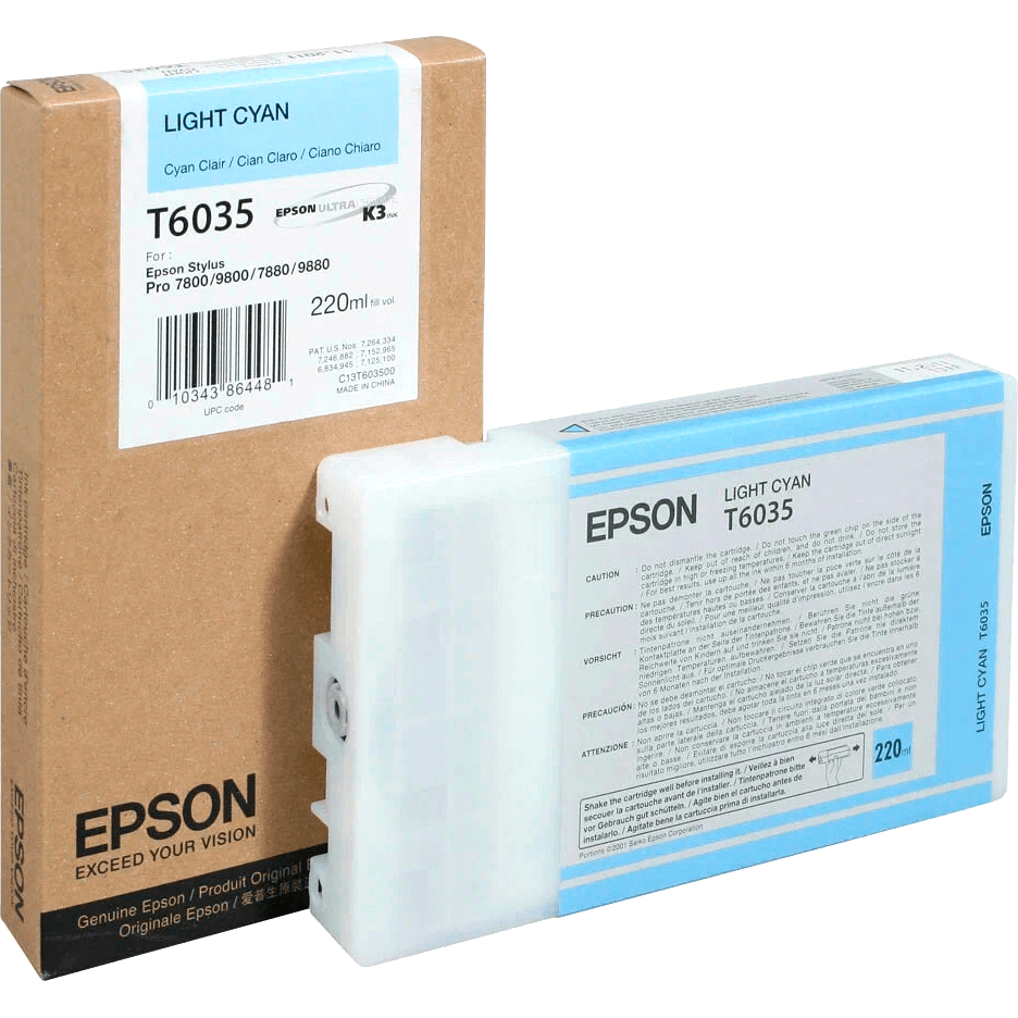 Картридж/ Epson I/C SP-7880/9880 220ml Light Cyan