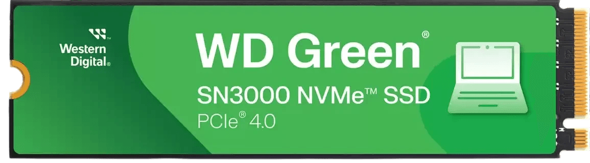 Накопитель SSD WD PCIe 4.0 x4 1TB WDS100T4G0E SN3000 Green M.2 2280
